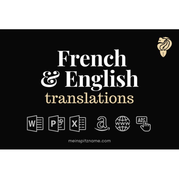 provide french business and marketing translations